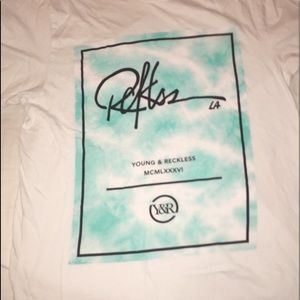 White young and reckless t-shirt